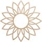 Ekena Millwork Daisy Wood Fretwork Pierced Ceiling Medallion, Alder, 22"OD x 7 5/8"ID x 3/8"T CMWP22X22X0375DAAL - alternate 1